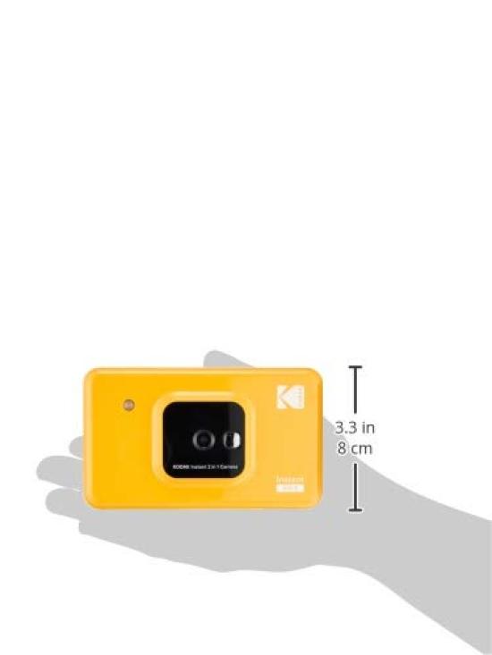 Фотопринтер KODAK Instant Camera C210 Yellow 10 миллионов пикселей Bluetooth-подключение C210YE []