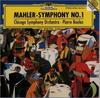 CD Чикагский симфонический оркестр - Малер: Симфония №. 1 Гигантский POCG10142PROMO Япония ОбиКлассический Б/У
