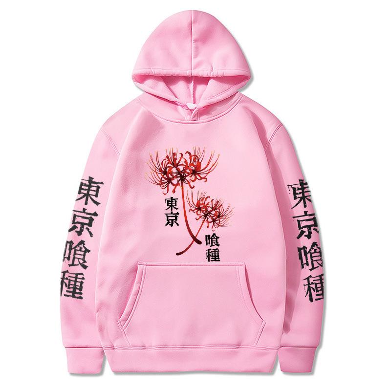 Tokyo Ghoul Anime Hoodies Men Women Gothic Harajuku Autumn Winter Fleece Streetwear