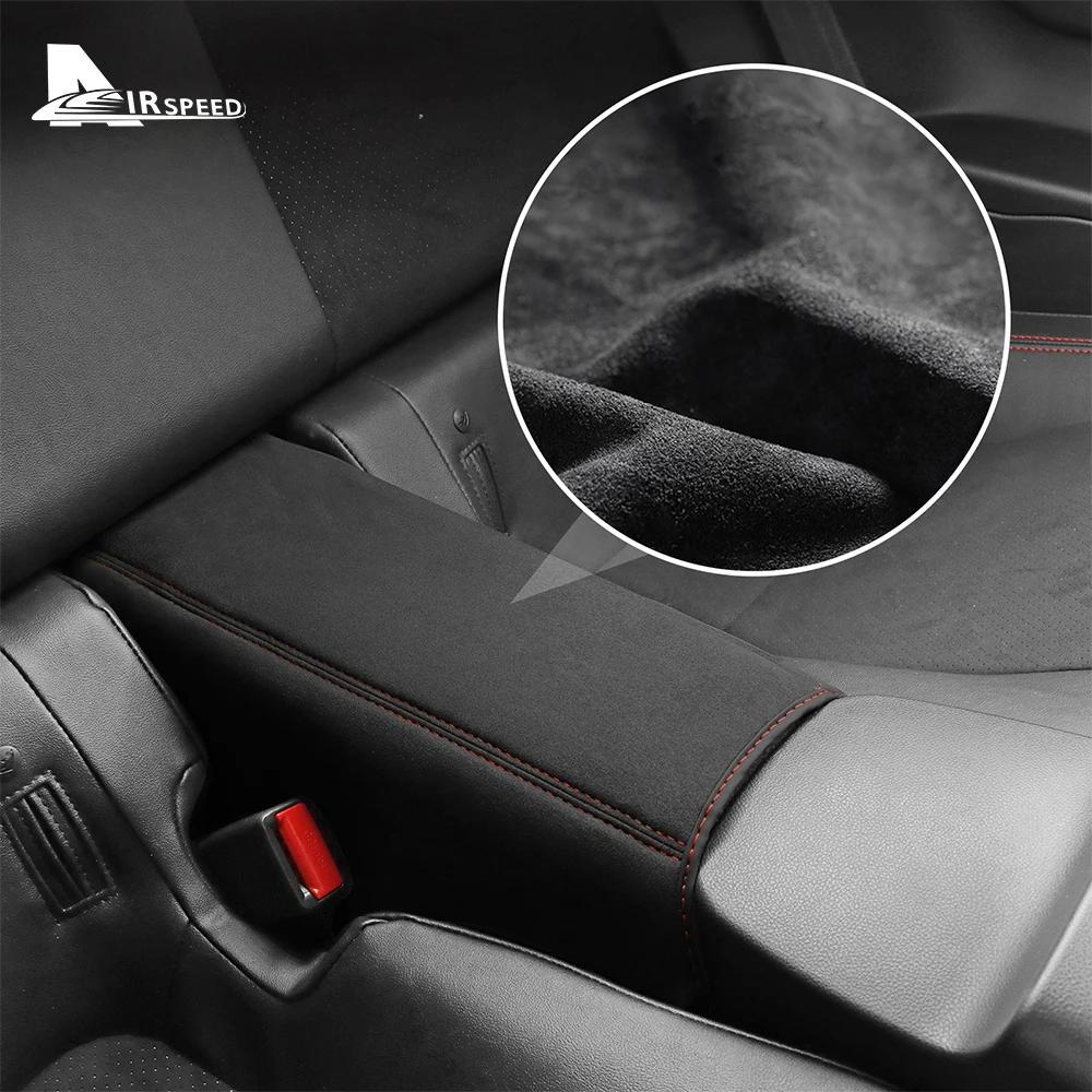 For Subaru BRZ Toyota GR86 2021 2022 2023 2024 Suede Armrest Box RHD LHD Leather Armrest Console Container Pad InteriorTrim
