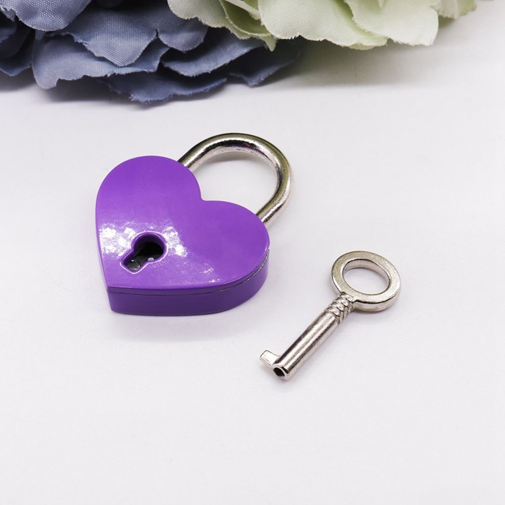 Gift Diary Book Travel with Key Wedding Mini Hardware Locks Love Heart Lock Padlock