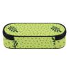 Pencil Case Large Capacity Durable 300D Polyester Secure Zipper with Mesh Pocket Removable Divider and Pen Slots for Students