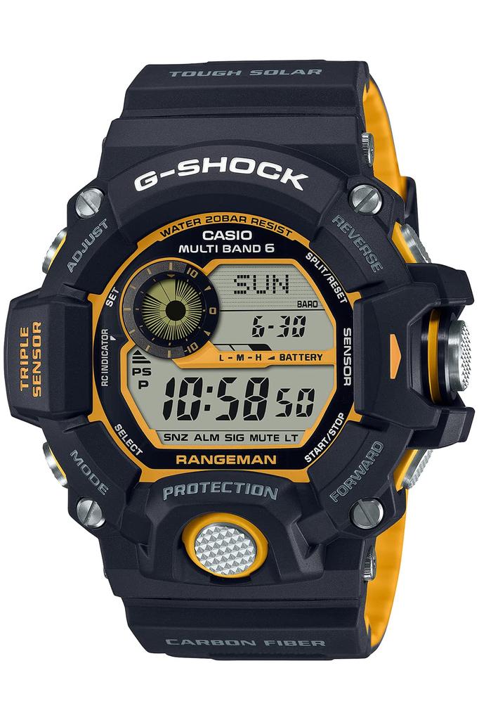 Watch RANGEMAN Radio Solar Black X Yellow [Casio] G-Shock [] GW-9400YJ-1JF Men's