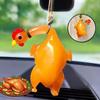 Color Changing Roast Duck Chicken  Fish Squid Pork Funny Bag Hanging Pendant Car Swing Duck Car Rearview Mirror Pendant Gift