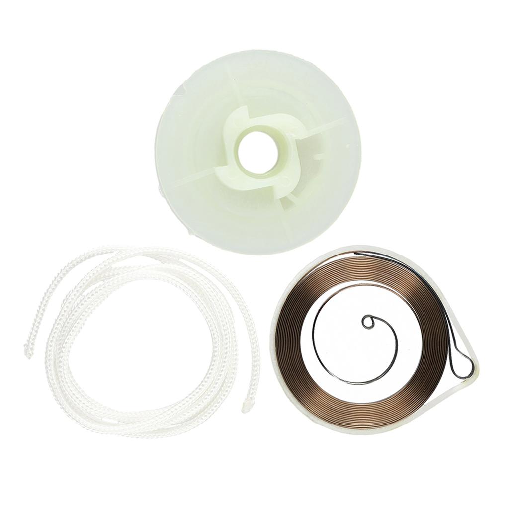 Starter Pulley Recoil Spring Kit Gasoline Chainsaw Replacement Parts Fits For Chinese Chainsaw 4500 5200 45cc 52cc