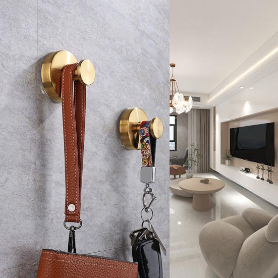 4Pcs Storage Hooks Suction Cup Wreath Hangers Strong Load-bearing Rustproof Easy To