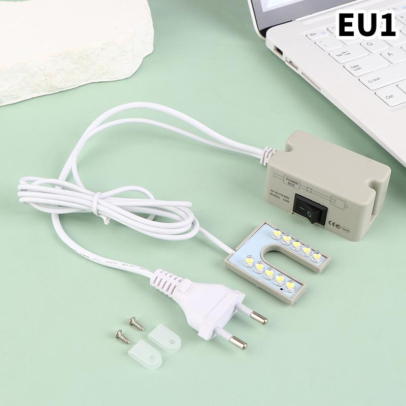 Eu/U Plug 10 Led швейная машинка свет U-образный промышленный светильник магнитный рабочий свет для сверлильных станков верстаки