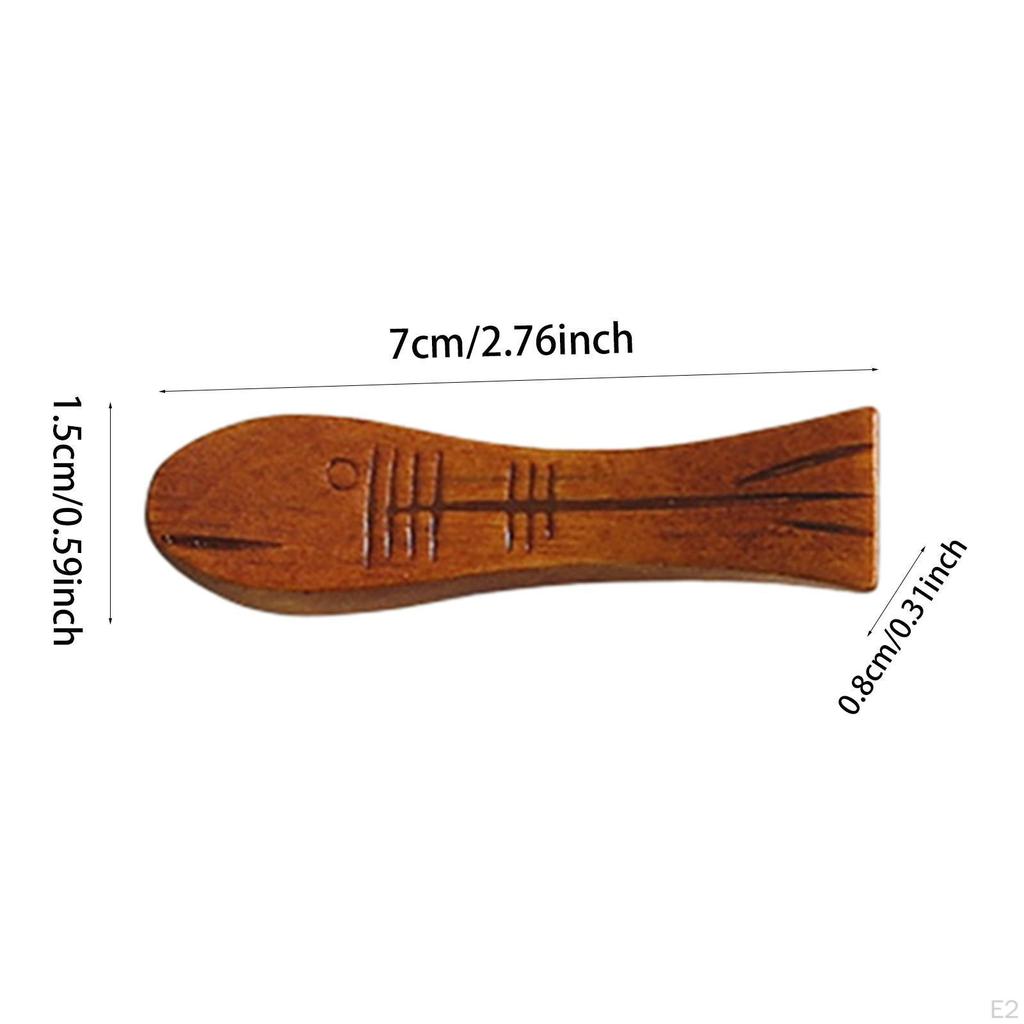 10 Pieces Wooden Chopstick Holders Rest Chopsticks Spoon for Fork