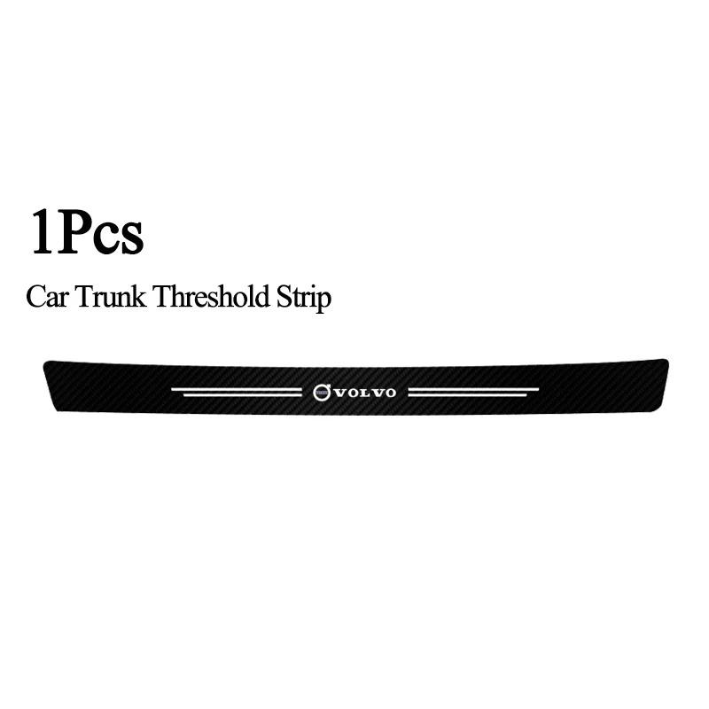 High-quality Carbon Fiber Car Door Sill Protector Sticker For Volvo XC60 V40 V50 XC90 S60 V90 V70 XC40 V60 S90 Olestar AWD S80