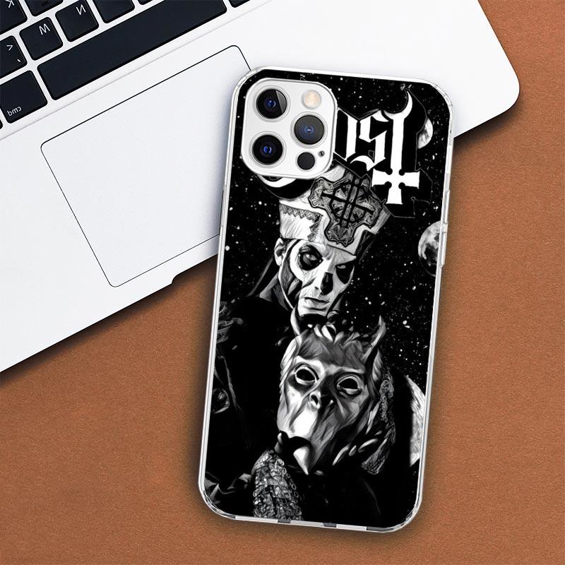 Ghost Papa Emeritus Phone Case For Apple iPhone 11 12 13 15 14 Pro 7 XR X XS Max 8 Plus + Mini SE Customized Print Soft Cover