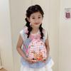 School Bag New Love Cartoon Plaid Lightweight and Versatile Children's Bag Going Out Snack Bag