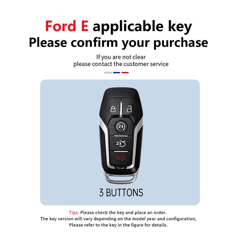 4 / 5 кнопок Чехол-брелок из цинкового сплава для автомобиля Ford Fusion Mondeo Mustang F-150 Explorer Edge 2015 2016 2017 2018 Автоаксессуары