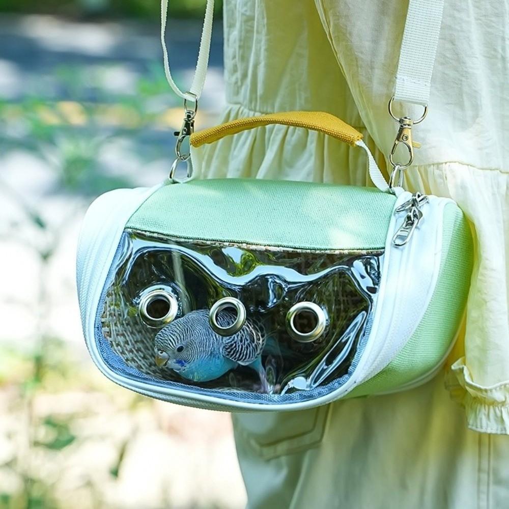 Breathable Bird Transport Cage Portable Hamster Carrier Bag Parrot Travel Bag Traveling