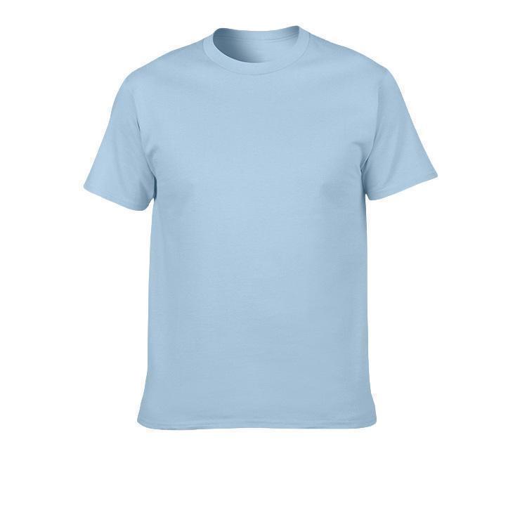 Мужские однотонные футболки, хлопковая футболка с круглым вырезом в мягком стиле для взрослых, летние легкие рубашки с короткими рукавами