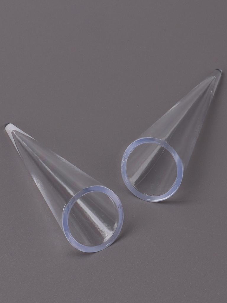 1шт прозрачный акриловый треугольный конусный держатель для колец для хранения ювелирных изделий пластиковый держатель для колец