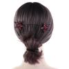 Rhinestone U Shape Hair Styling Comb Star Spring Hair Comb Fashion Fixed Combs  Girls