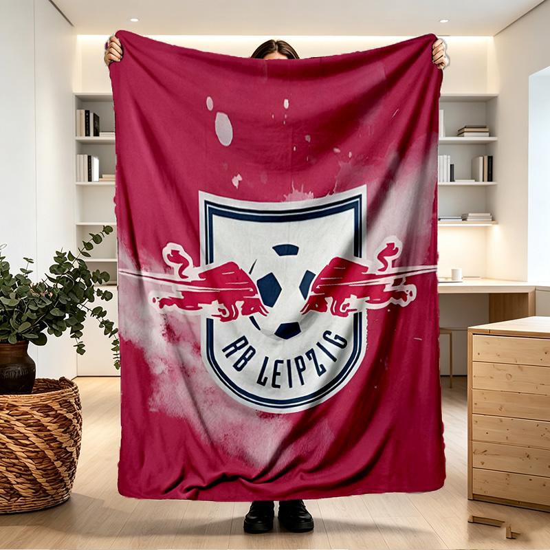 RB Leipzig Print Blanket - Soft & Comfortable, for Bedroom, Travel, Sofa, Home Decoration - Birthday Christmas Gift for Friend