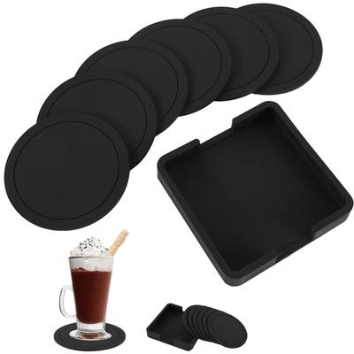 Силиконовая подставка под стакан, защита столешницы, изоляционная подкладка, нескользящий коврик для стакана, держатель для напитков, аксессуары для кухни