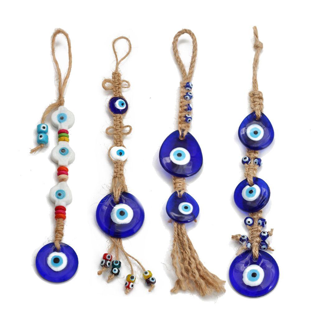 Bag Pendants Car Trinket Wall Hanging Evil Eye keyring Evil Eye Beads keychain Evil Eye Pendant