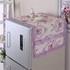Pink Hanging Bag Art Cloth Dust Cover Refrigerator Cover Cloth Cover Flower