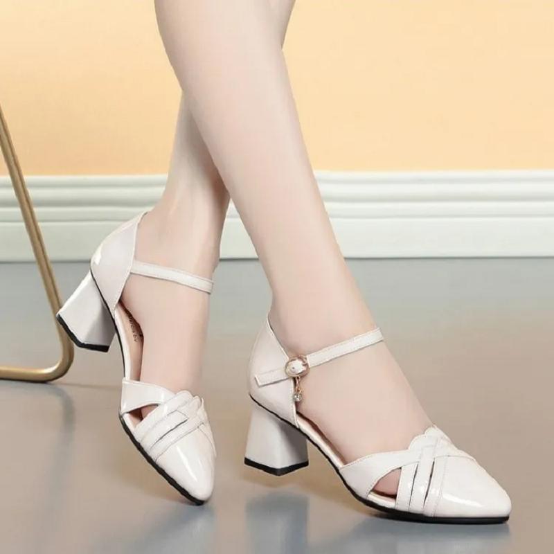 Sapatos femininas женские крутые легкие удобные весенние ажурные черные туфли с пряжкой на ремешке женские сексуальные синие туфли-лодочки ba99