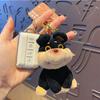 Emotional Support Gray Kitten Keychain Snuggly Backpack Charm a Heartfelt Gift for Your Bestie Ultra-Soft Gray Cat Plush Charm