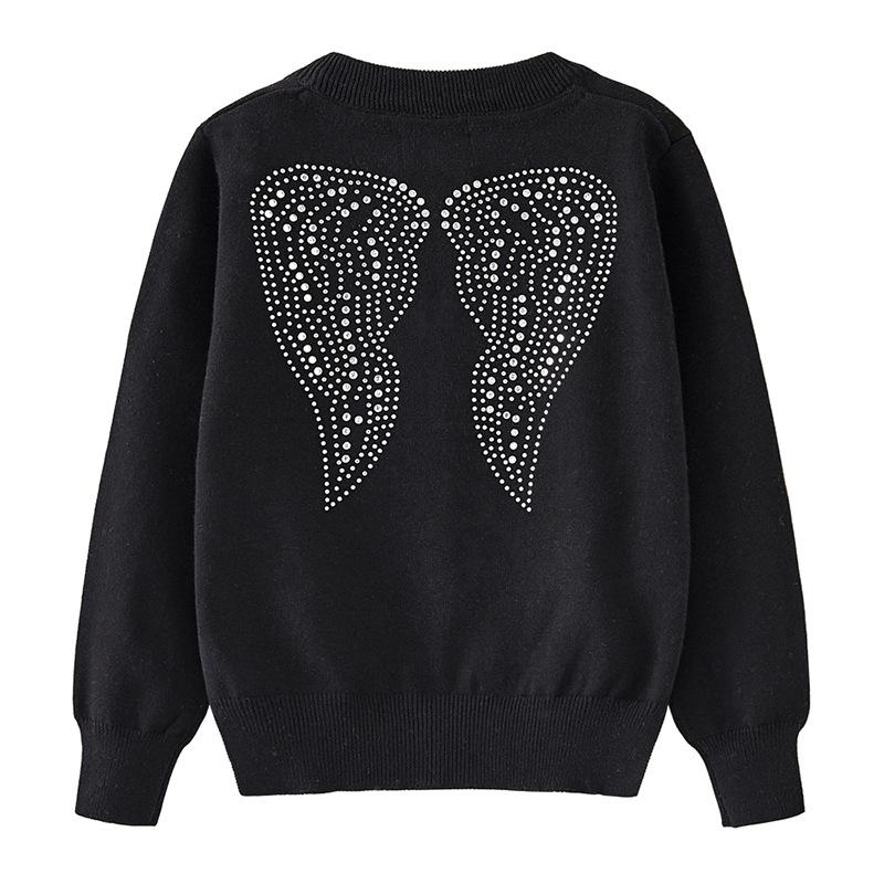 Весенне-осенний Инс Сочетающийся Детский Вязаный Кардиган Куртка Хлопок Девочки Свитер Кардиган