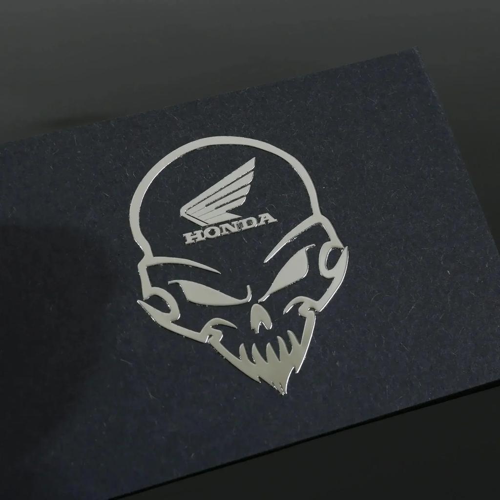FPY1 Car Sticker Waterproof Modified Decorative for Honda Silver Gold Sticker Suitable for All Motorcycle Helmet Exhaust Pipe Decor