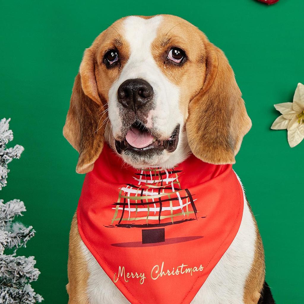 The Hot-Selling Christmas Dog Bandana: Festive Pet Scarf & Bib