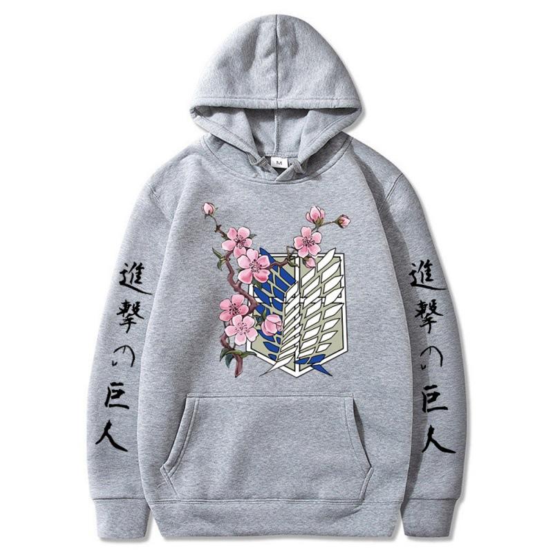 Атака Титанов Крылья Свободы Осень Зима Толстовка Худи Мужская Женская Модный Дизайн Пуловер Мужские Флисовые Худи