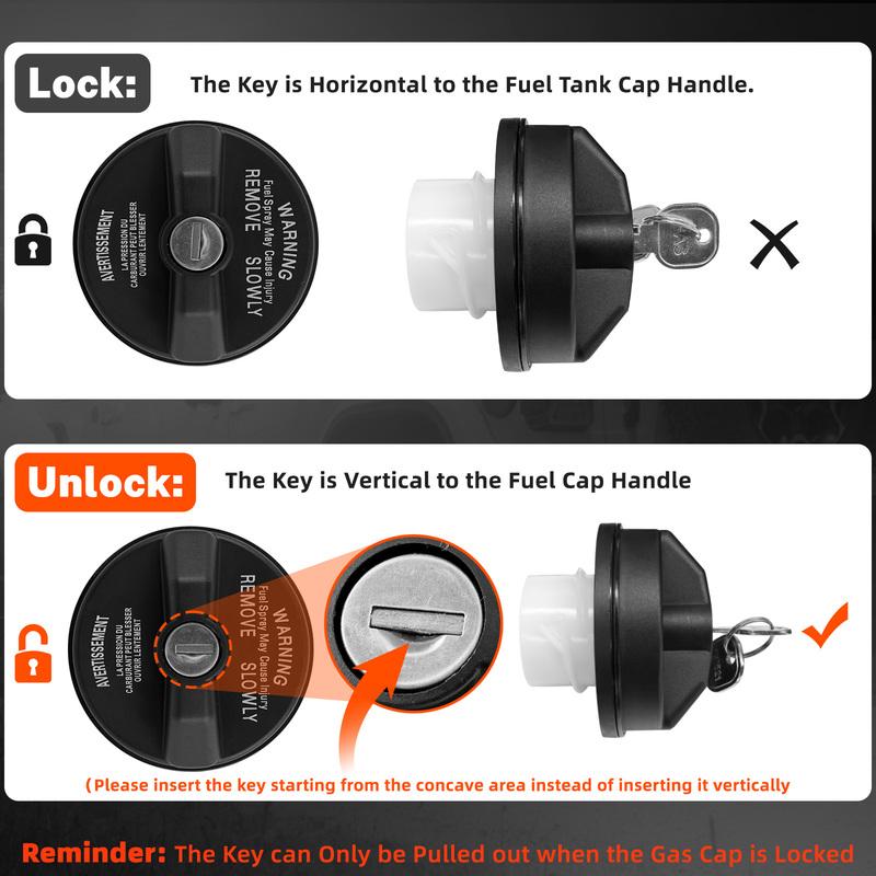 Запирающаяся крышка топливного бака с ключом для Jeep Wrangler Cherokee Grand Cheroke Dodge Challenger Ram 05278655AB