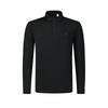Golf Series Logo Design Versatile Knitted Long Sleeve Polo Shirt Men Tops Deep-Black A11M515204F-BK