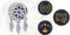 Dreamcatcher Charms 925 Bead Feather Moon Charms Pr S925
