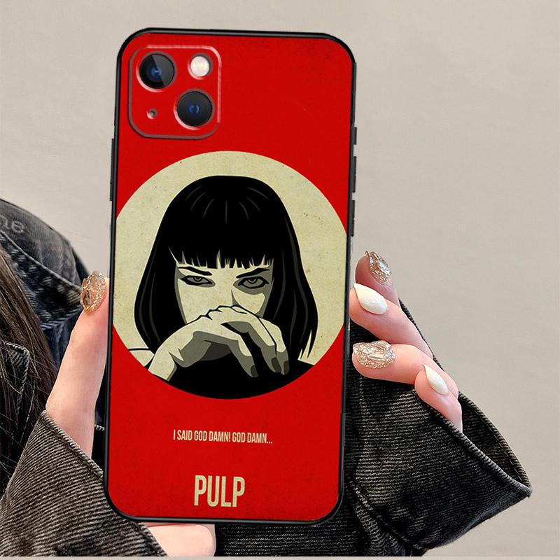 Чехол для телефона с постером фильма «Криминальное чтиво» для iPhone 17 Pro Max 17 Air 14 13 12 11 15 16 Pro Max mini 16 Plus 16e