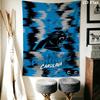 Carolina Panthers Wall Tapestry Aesthetic Wall Hanging Printed Fabric Blanket Decorative Tapestries for Bedroom Living Room Home Decor