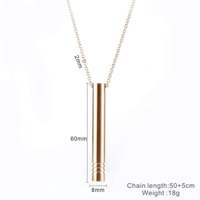 Ожерелье Breathlace Спокойное ожерелье Harmony Дыхательное ожерелье для снятия беспокойства из нержавеющей стали