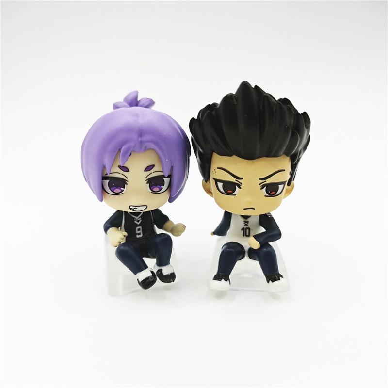 Фигурка Экшн Блоки Синяя Мультяшная Модель Игрушка Украшение Кукла Детский Орнамент Подарок