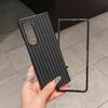 Чехол для Samsung Galaxy Z Fold5 5G, тканевая текстура, покрытие из ПУ кожи, ПК чехол для телефона