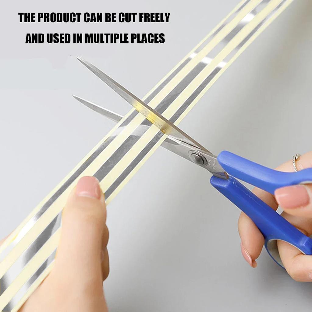 5M герметизирующая лента для декора зазоров плитки самоклеящаяся лента для пола герметик для швов на стенах потолок водонепроницаемая герметизирующая наклейка наклейка золото