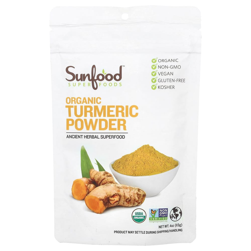 Sunfood Куркума молотая 113 г (4 унции)