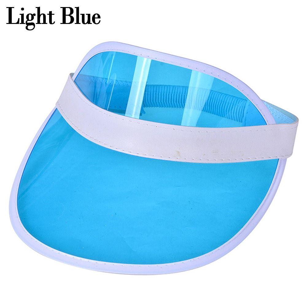 Пустая макушка Женская Мужская Прозрачная Велосипедная Солнцезащитная Шляпа Козырьки Летняя Бейсболка Защита от УФ Лучей Солнцезащитная Шляпа