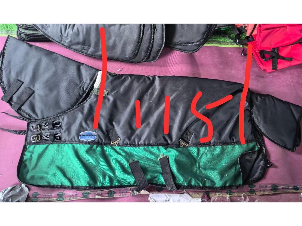 Теплый ветрозащитный водонепроницаемый утолщенный зимний попона для лошади с большой защитой шеи