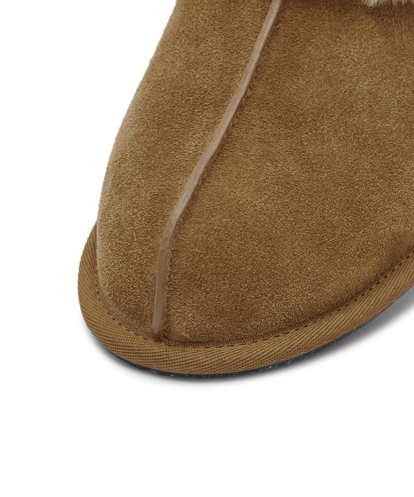 Ugg [Женские] Тапочки из замши и овчины (Scapette II) - Каштановый / 1106872Che