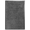 VidaXL Washable Doormat Anthracite 40x60 Cm