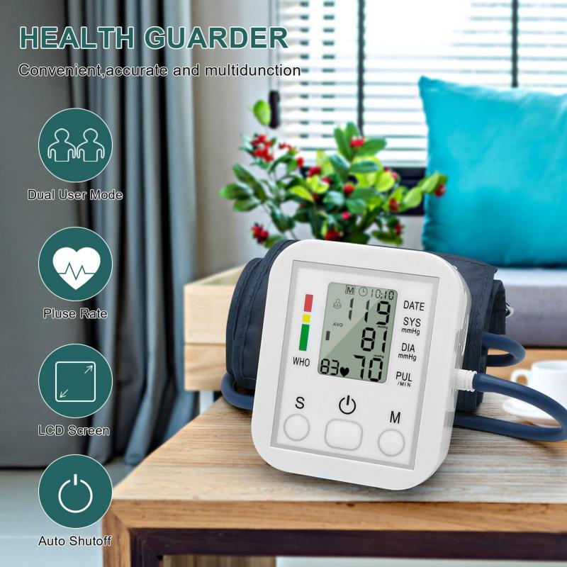 Portable Electronic Blood Pressure Monitor Household Arm Band Type Sphygmomanometer with LCD Display A… More4.6408 purchases