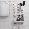 Комплект для комбинирования панелей Pegboard, настенное хранение, белые панели Peg Boards, органайзер для настенного дисплея