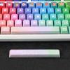133Keys Rainbow Keycaps DA Profile 9.5mm Thick PBT Keycaps для 61/87/104/108 Layout Mechanical Keyboard Keycaps