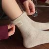 Женские весенне-осенние марлевые носки из хлопка с антибактериальным эффектом и хорошей воздухопроницаемостью