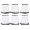 6pcs Fabric Lampshade Clip On Pleated Decorative Lamp Shade for Table Lamp Floor Light Universal