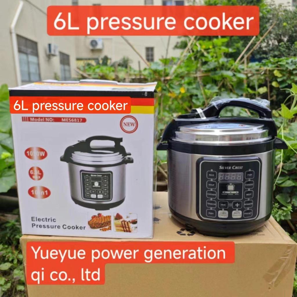 6L Smart Multifunctional Pressure Cooker - High Power, Large Capacity Rice Cooker